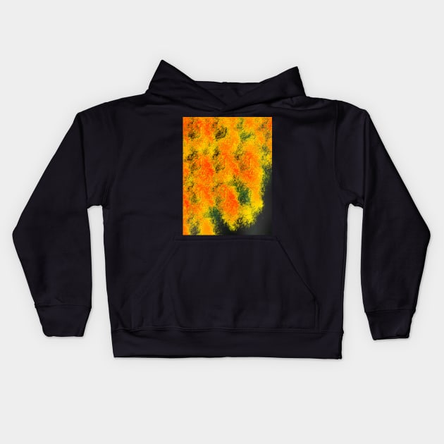 Bright Flame Kids Hoodie by Solarlo